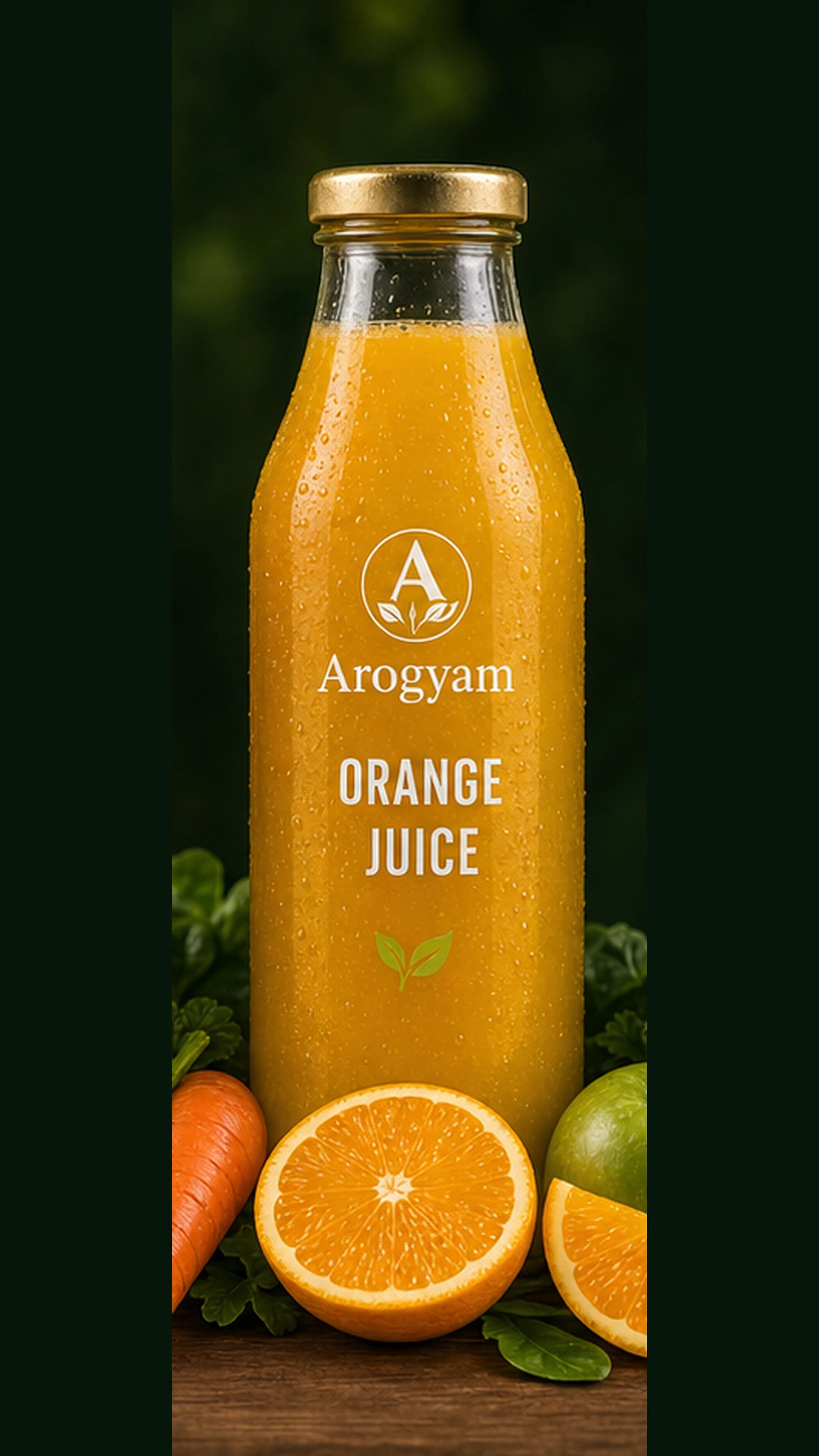 Orange Juice Arogyam bottle